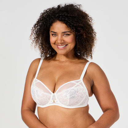 Soutien-gorge avec armatures ivoire Lathy