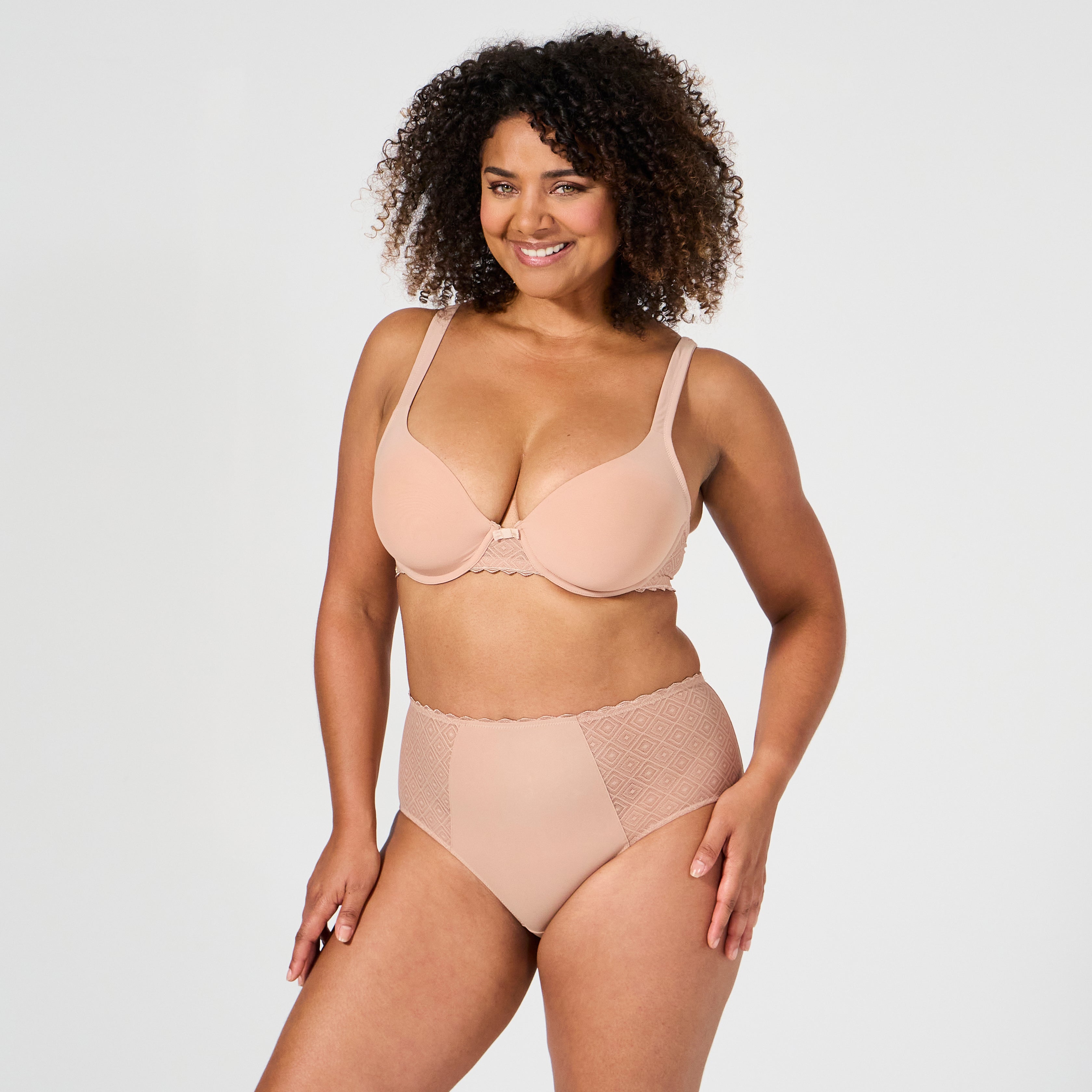 Soutien-gorge moulé beige noisette Just Glam