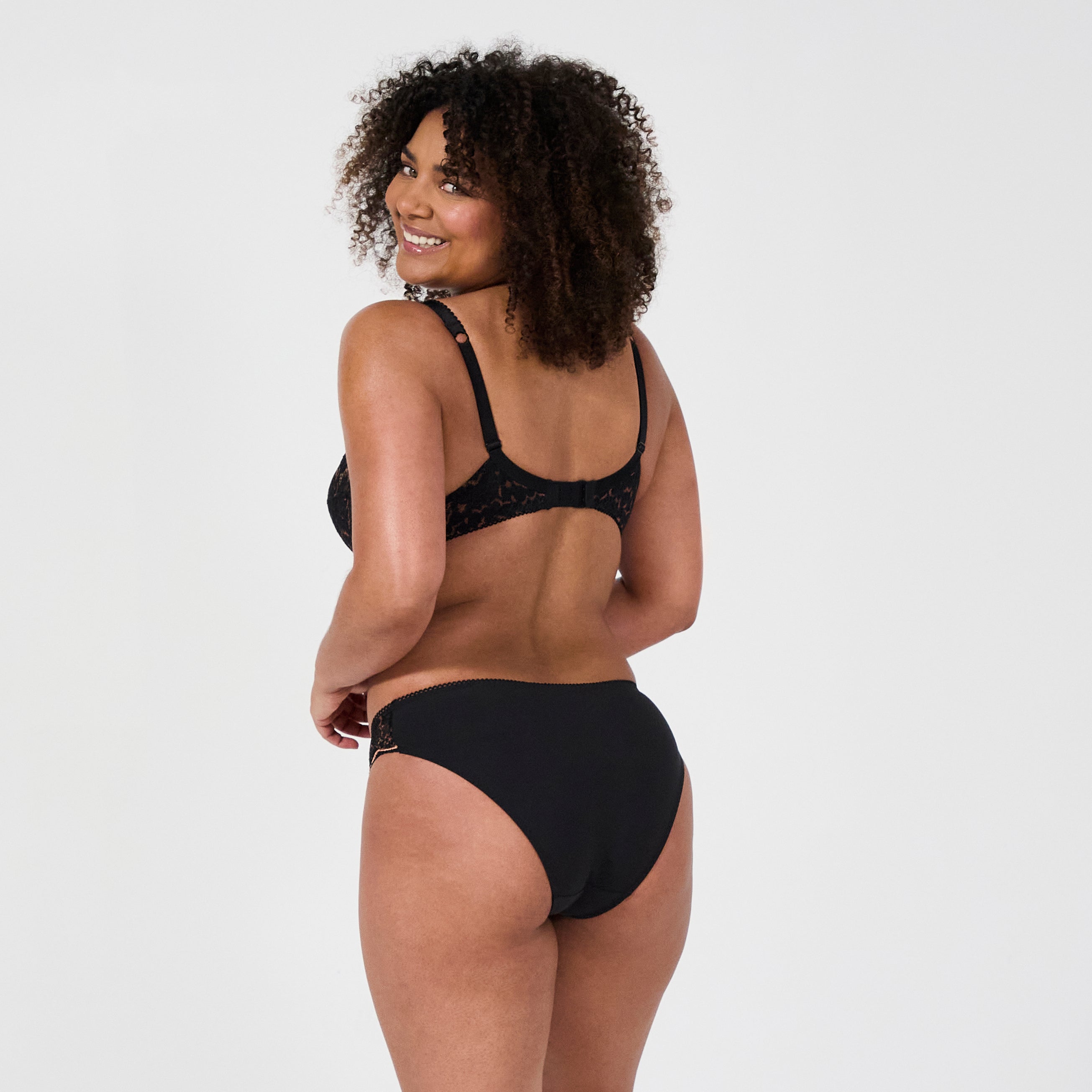 silhouette soutien gorge armatures slip luccia noir dos