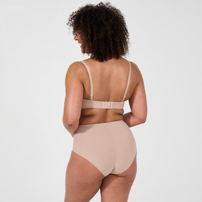 Just Daily Dark Nude Underwired Bandeau Bra