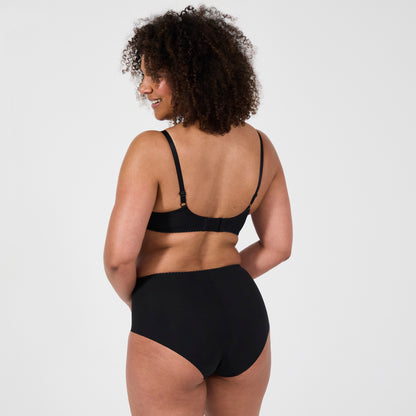 Just Daily Black Underwired Bandeau Bra