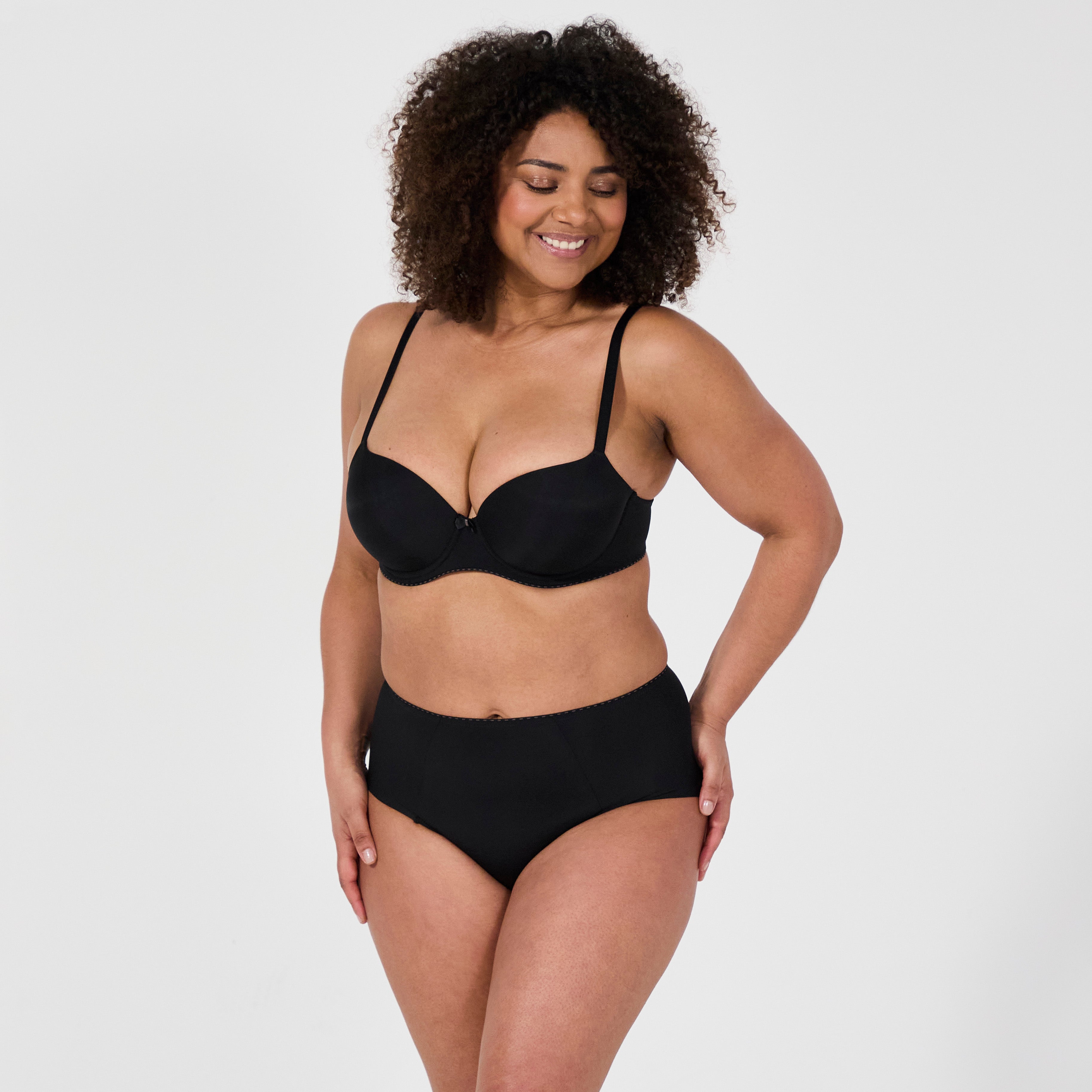 Soutien-gorge bandeau avec armatures noir Just daily