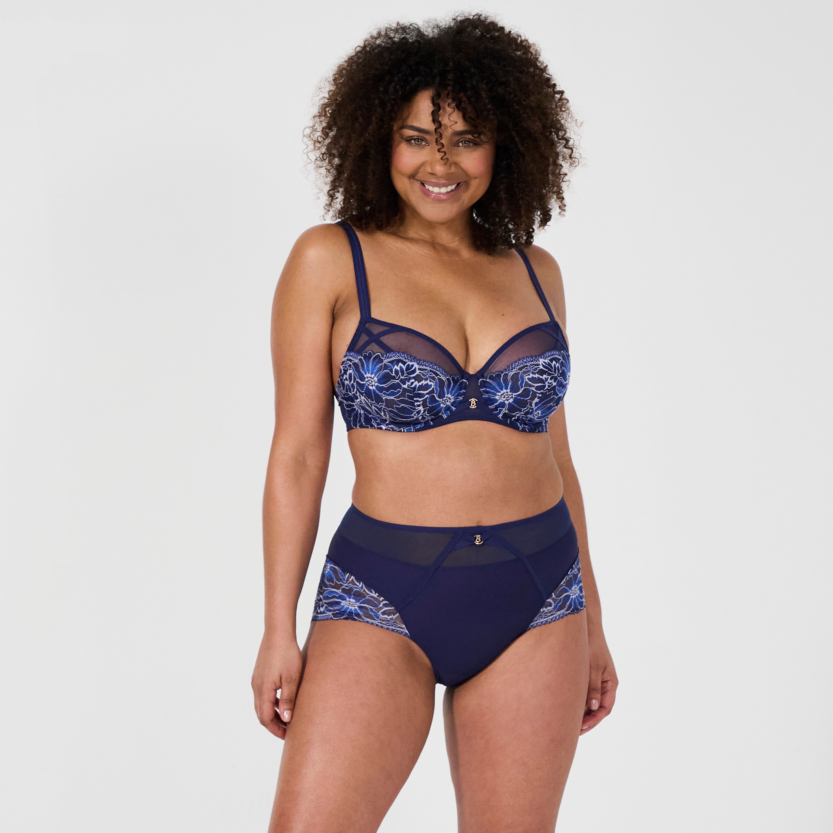 Culotte bleu Lathy