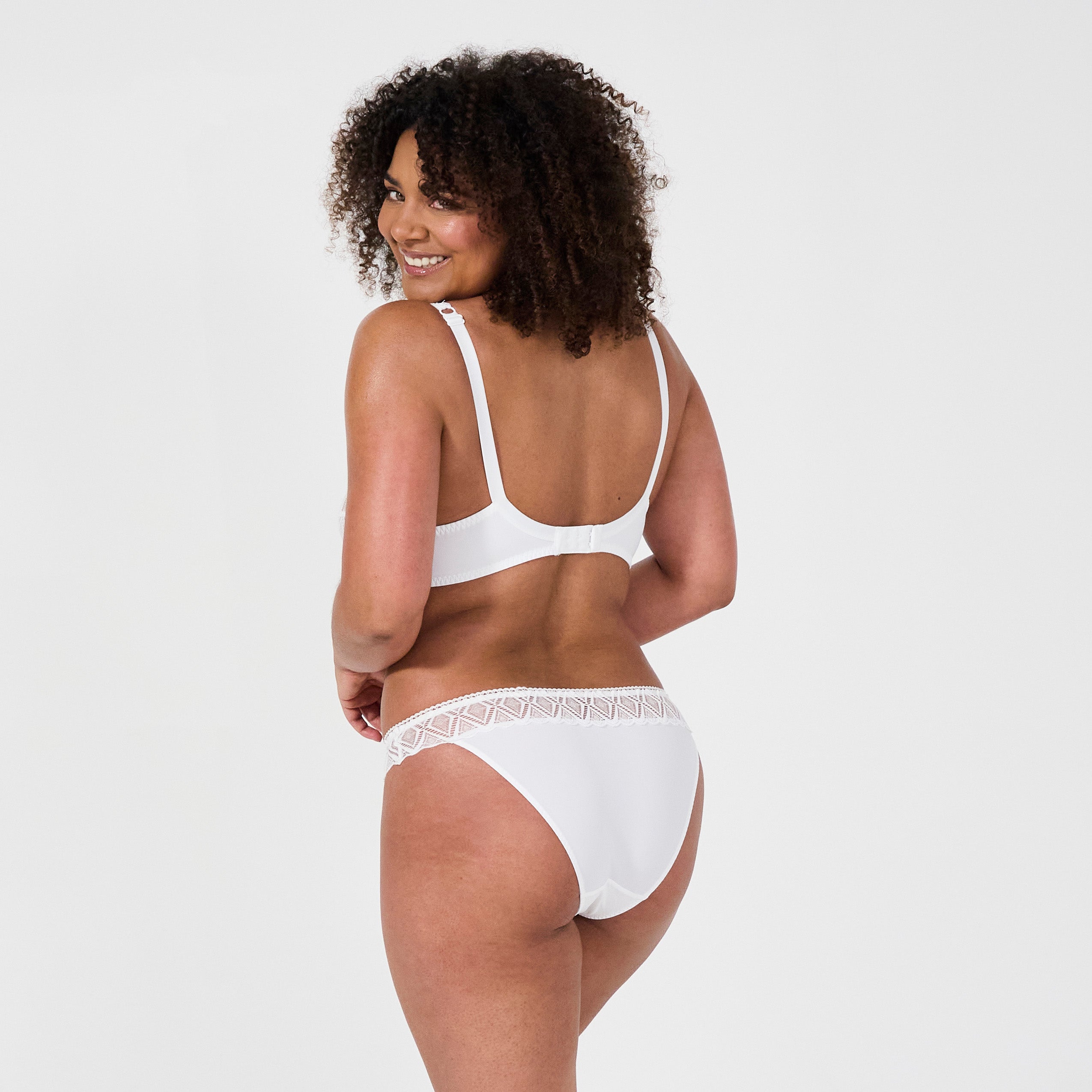 silhouette soutien gorge slip amelia blanc dos