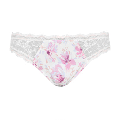 Slip ivoire fleurs Luccia Twist
