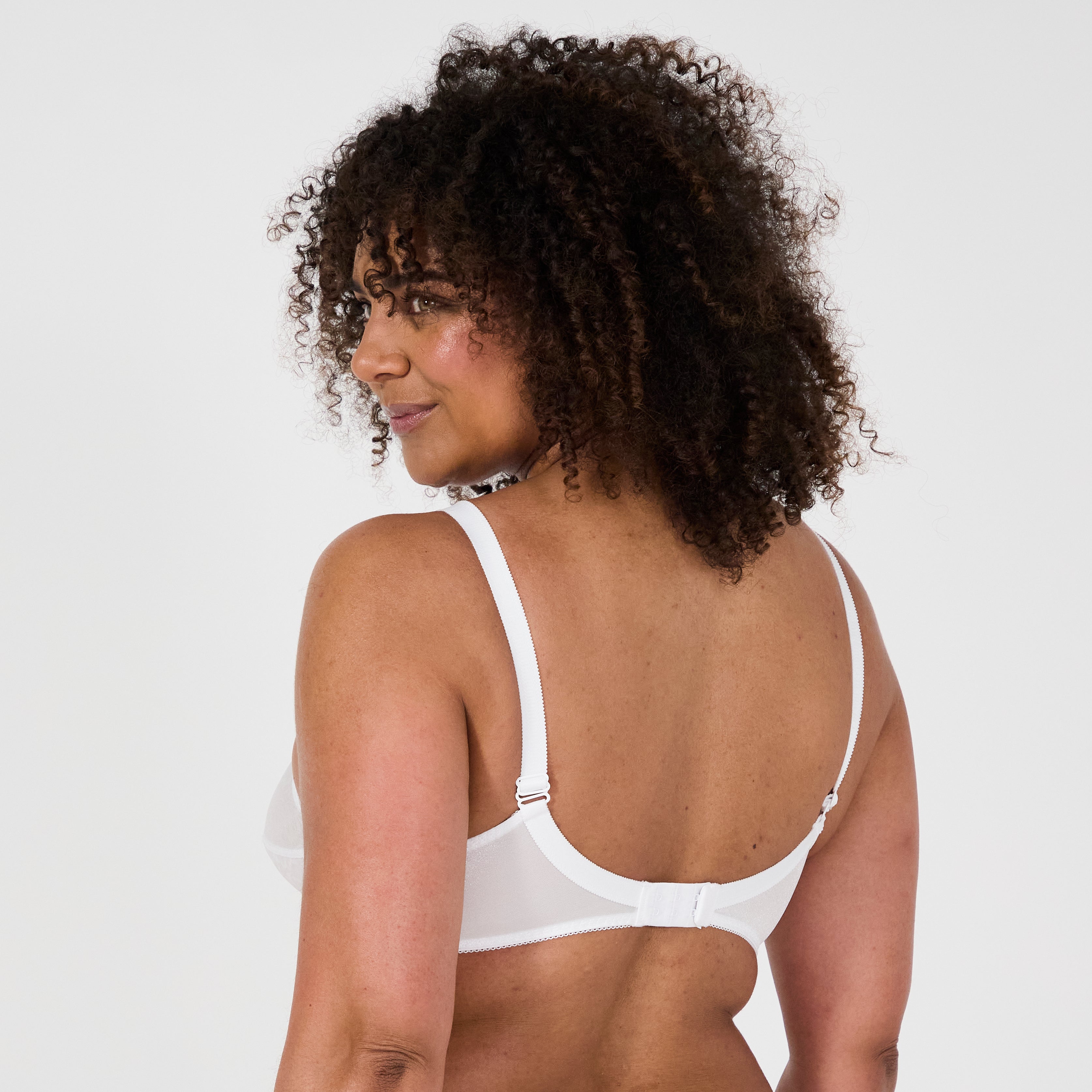 Emily white underwired bra