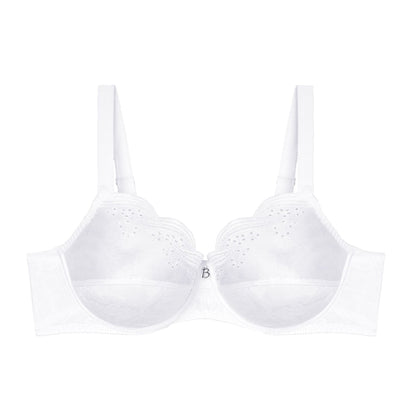 Emily white underwired bra
