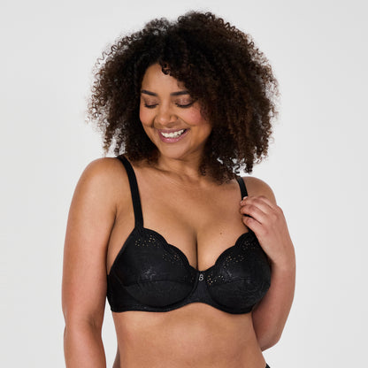 Emily Black Underwired Bra