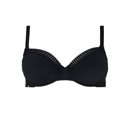 Just Ideal black underwired bra