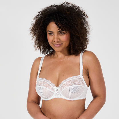 soutien gorge armatures luccia blanc face