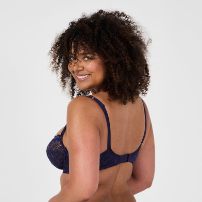 Soutien-gorge emboîtant bleu Luccia harmony