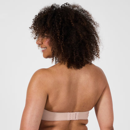 Just Daily Dark Nude Underwired Bandeau Bra