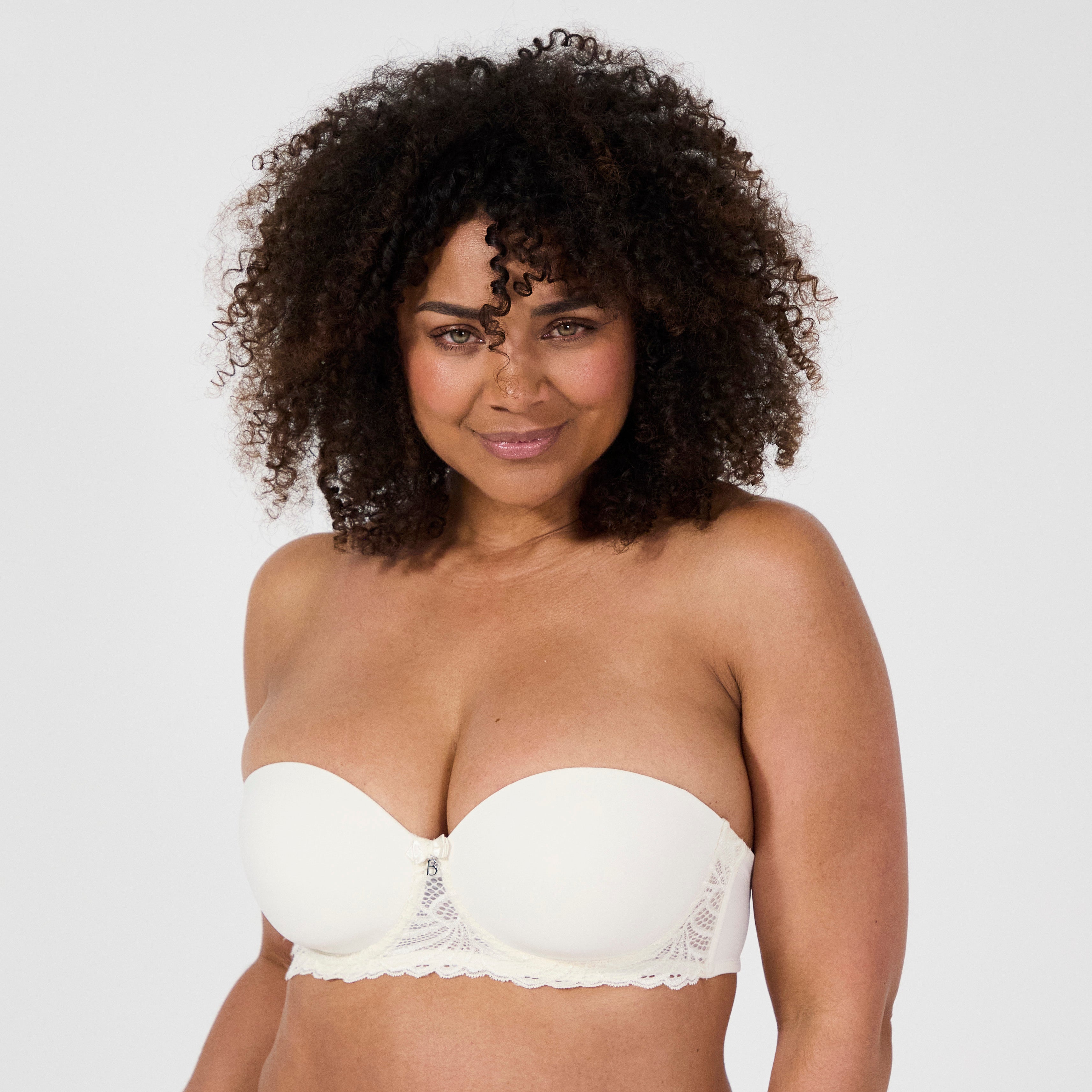 soutien gorge bandeau armatures pampelune ivoire face