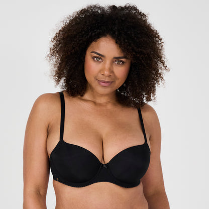 Just Daily black underwired padded bra