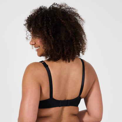 Just Daily Black Underwired Molded Bra