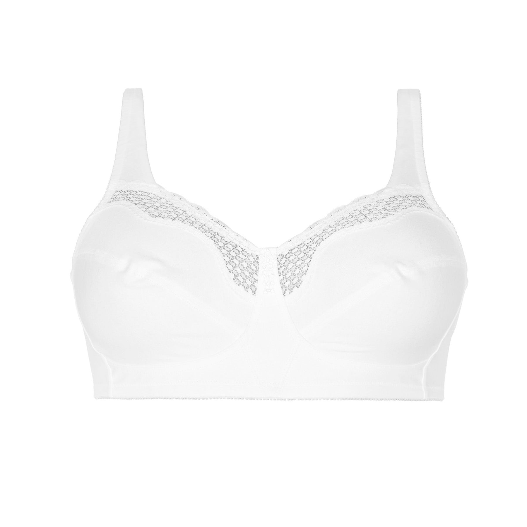 soutien gorge sans armatures cotton confort blanc