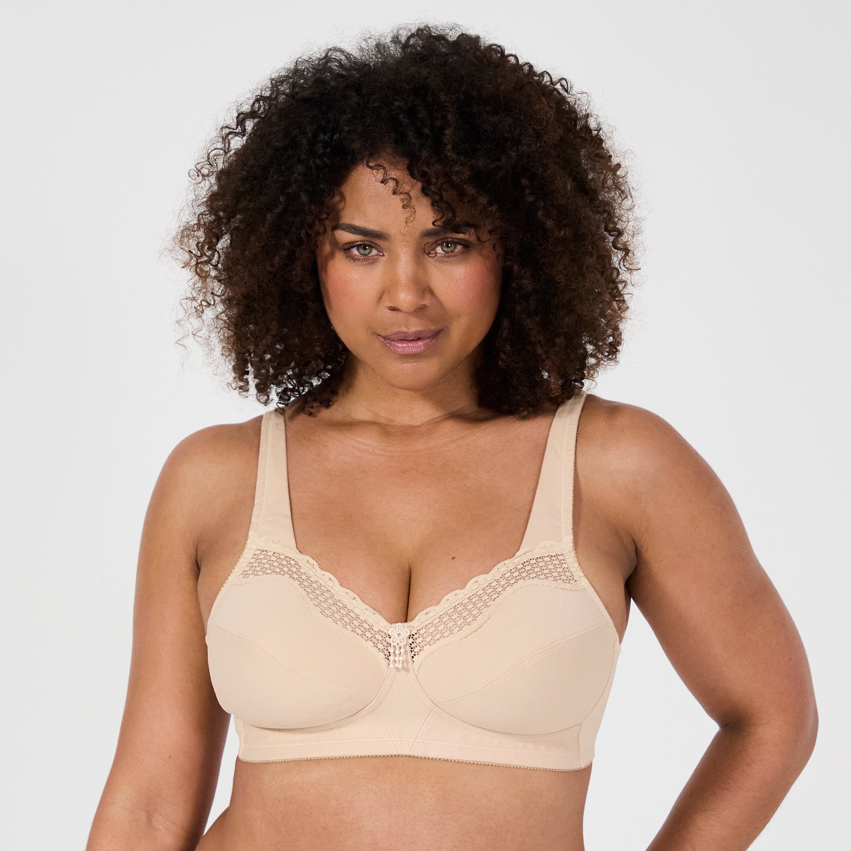 Nude Cotton Comfort Non-Wired Bra