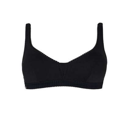 Just ideal black underwired bra with removable cups