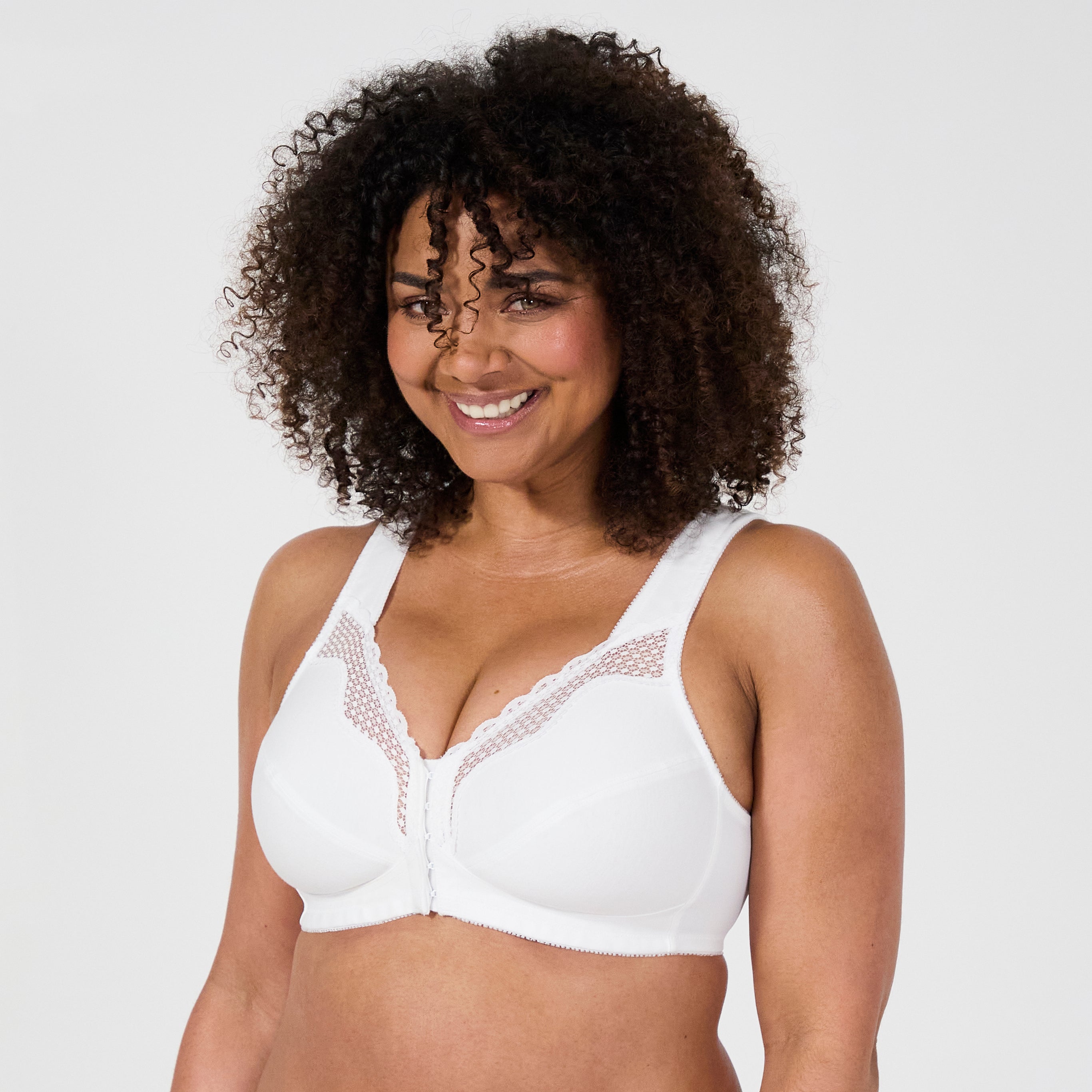 White Posture Control Wireless Bra