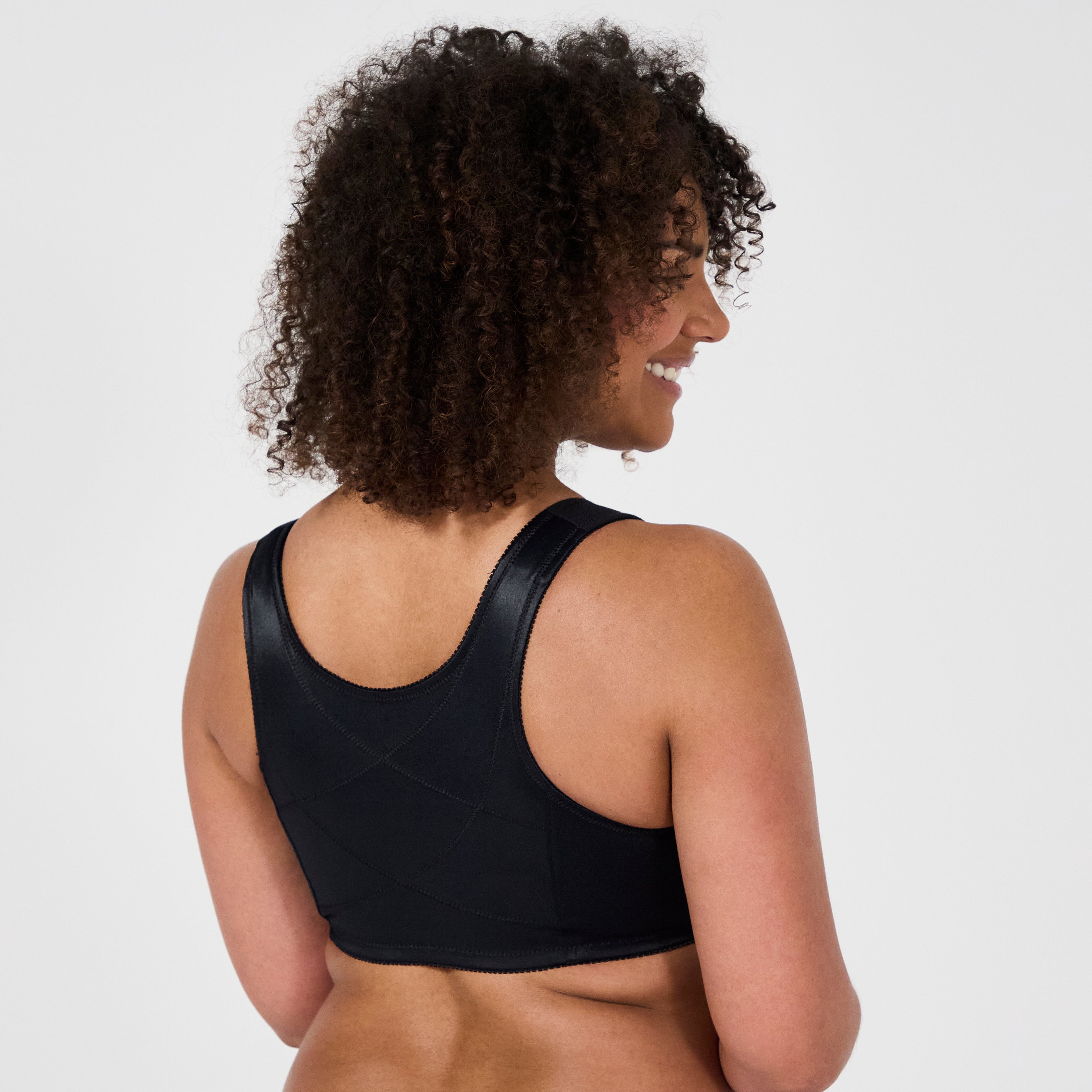 Black Posture Control Wireless Bra
