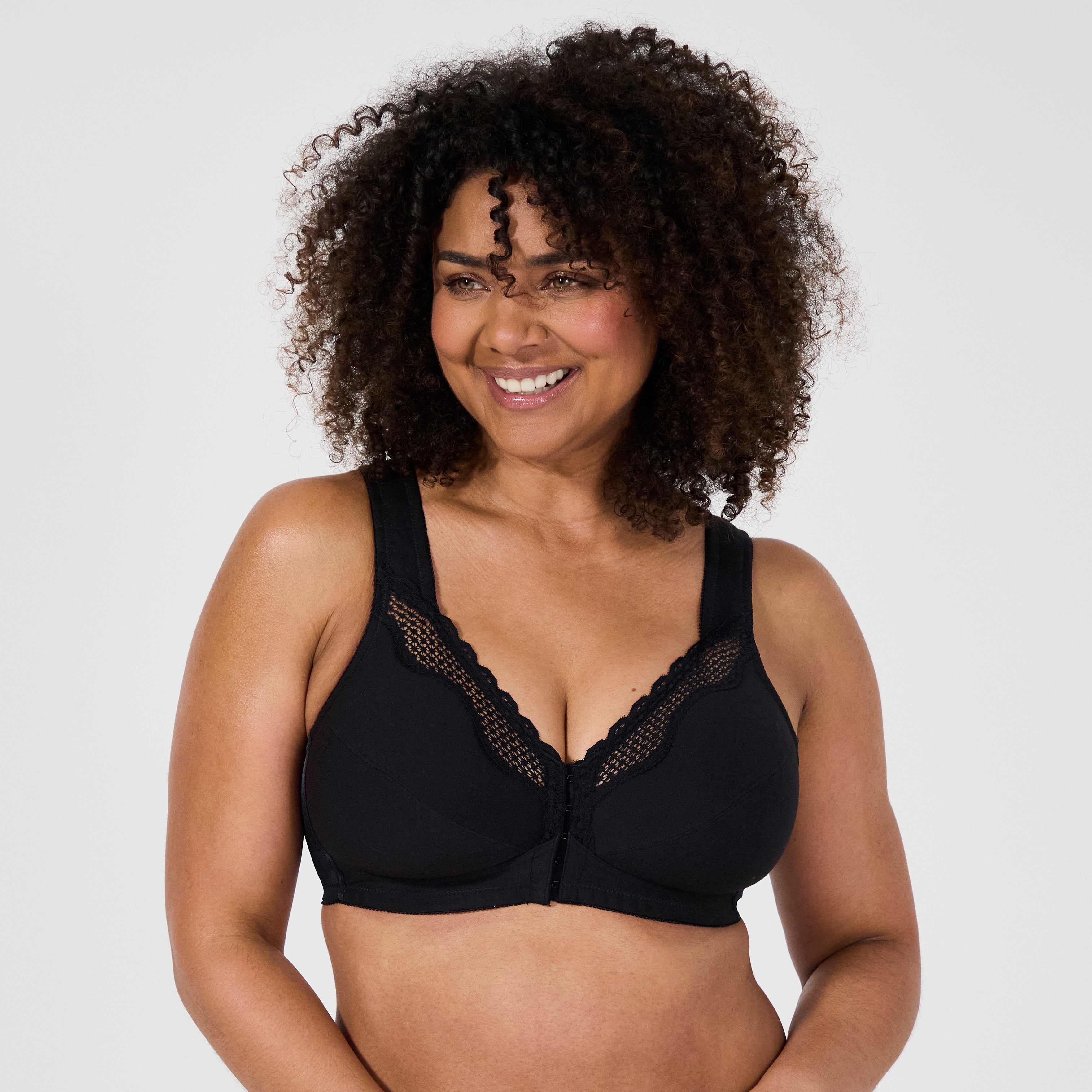 Black Posture Control Wireless Bra